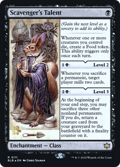 Scavenger's Talent (0111) (Prerelease) - Foil