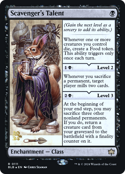 Scavenger's Talent (0111) (Prerelease) - Foil