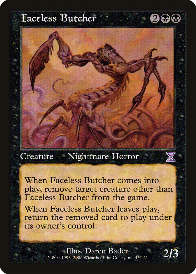 Faceless Butcher - Foil
