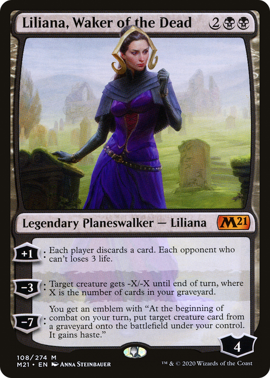 Liliana, Waker of the Dead - Foil