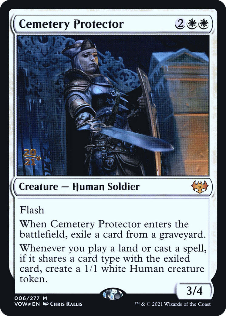 Cemetery Protector (006) (Prerelease) - Foil