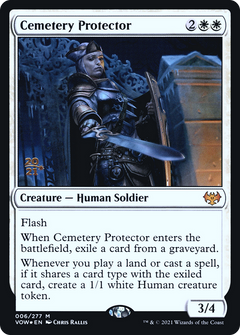Cemetery Protector (006) (Prerelease) - Foil