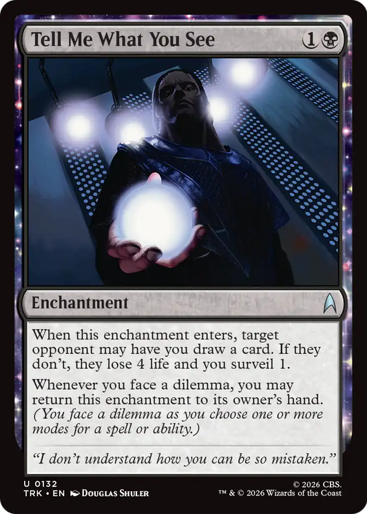 Tell Me What You See (TRK) - Foil