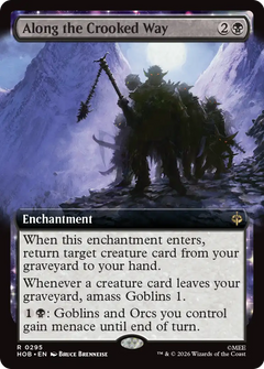 Along the Crooked Way (0295) (Extenede Art) (HOB) - Foil