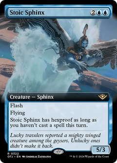 Stoic Sphinx (0322) (Extended Art) - Foil