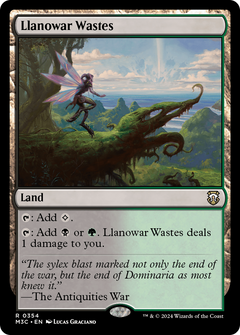 Llanowar Wastes - Ripple Foil