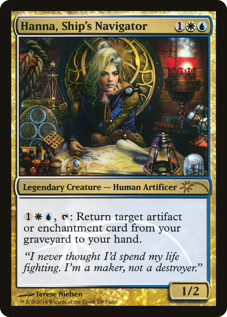 Hanna, Ship's Navigator (005) (Judge) - Foil