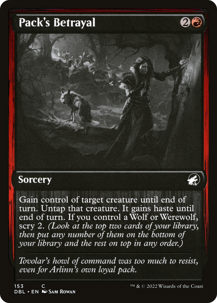 Pack's Betrayal - Foil