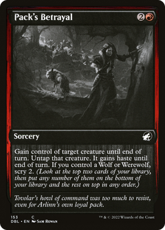 Pack's Betrayal - Foil