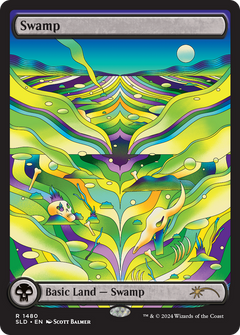 Swamp (1480) (Textless) - Foil