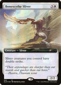 Bonescythe Sliver (610) (Extended Art) - Foil