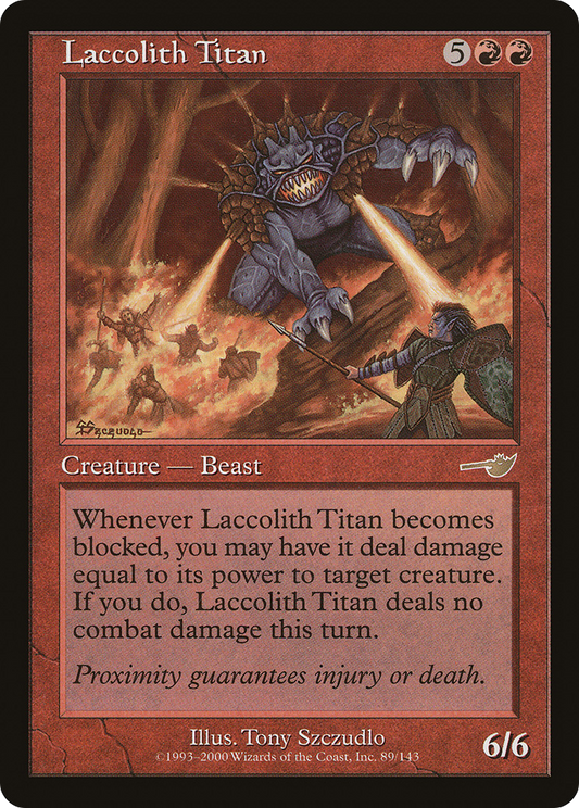 Laccolith Titan - Foil