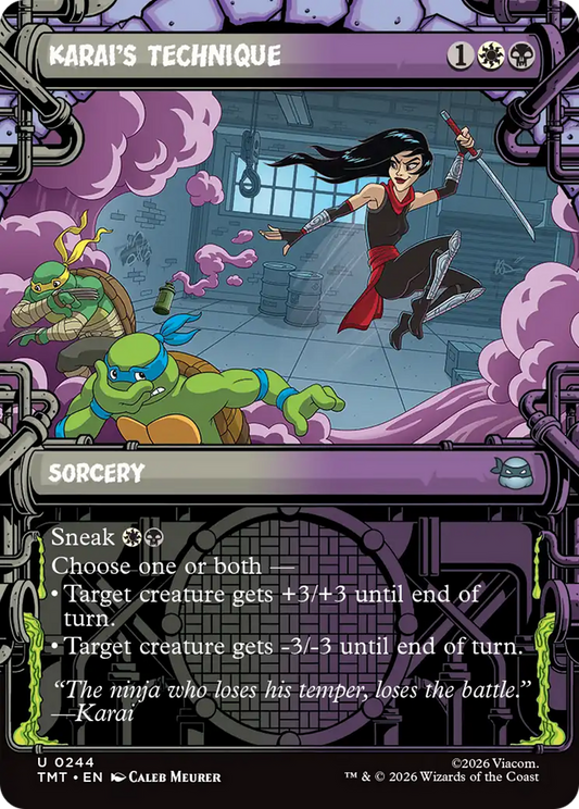 Karai's Technique (244) (Sewer Frame) (TMT)