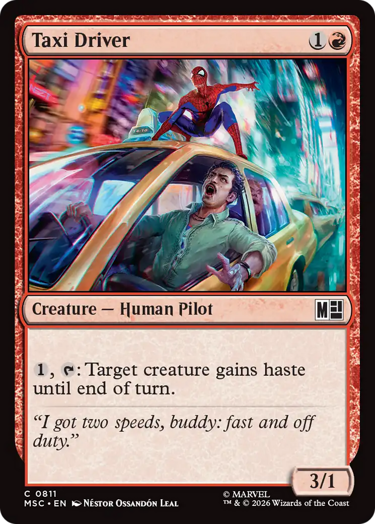 Taxi Driver (MSC) - Foil