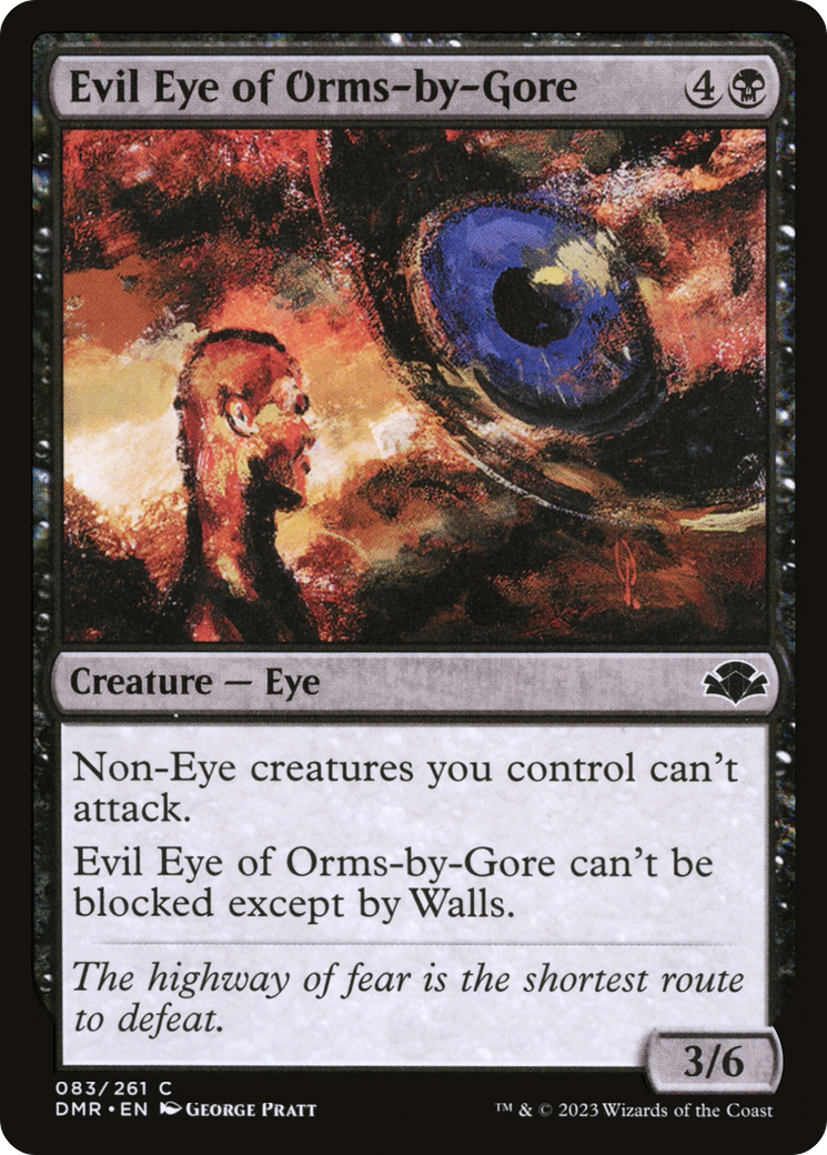 Evil Eye of Orms-by-Gore - Foil