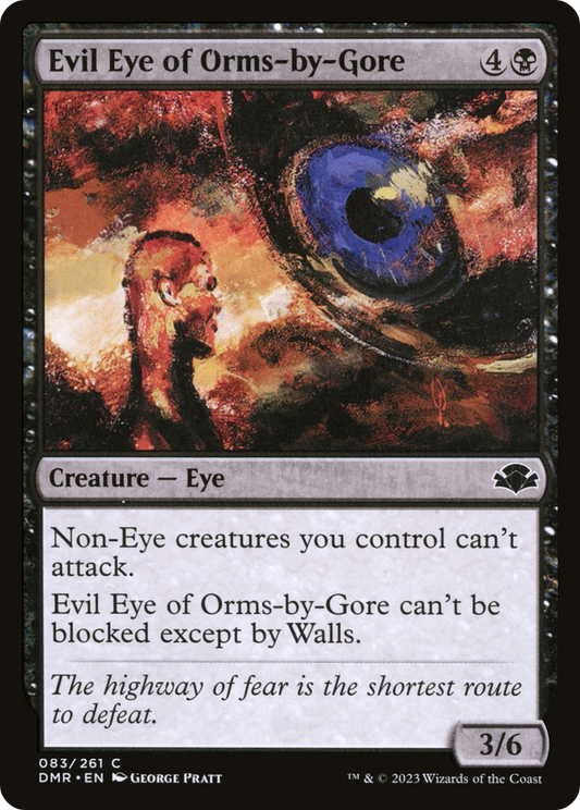 Evil Eye of Orms-by-Gore - Foil