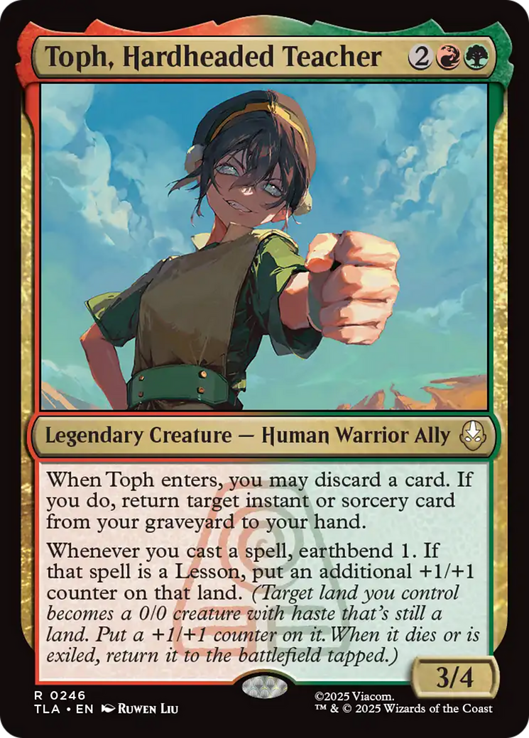 Toph, Hardheaded Teacher - Foil tla