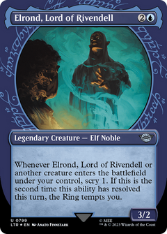Elrond, Lord of Rivendell (0799) (Showcase) - Surge Foil