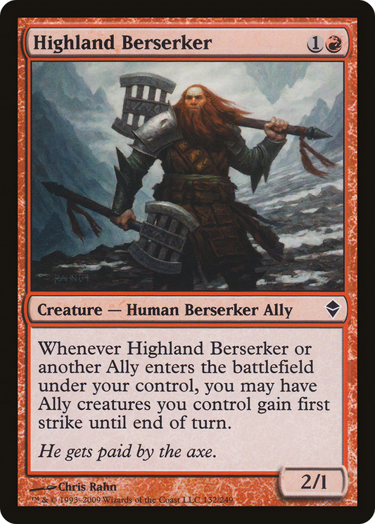 Highland Berserker - Foil