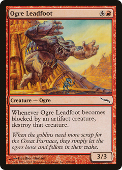 Ogre Leadfoot - Foil