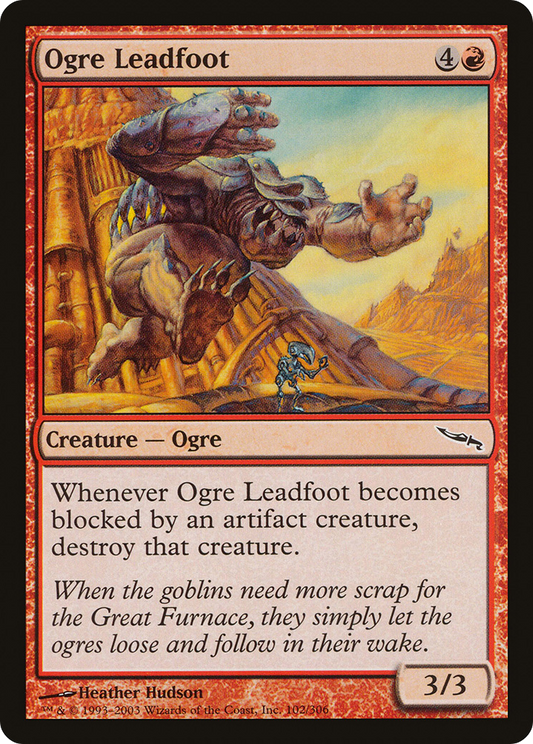 Ogre Leadfoot - Foil