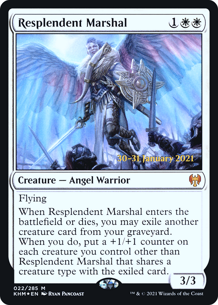 Resplendent Marshal (022) (Prerelease) - Foil
