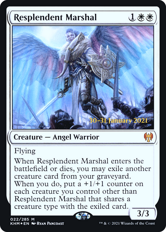 Resplendent Marshal (022) (Prerelease) - Foil