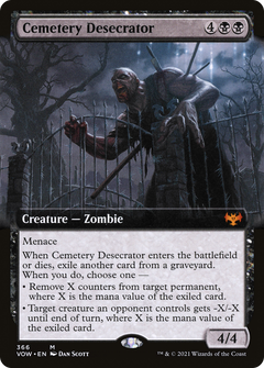 Cemetery Desecrator (366) (Extended Art) - Foil