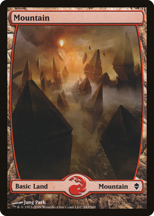 Mountain (243) (Full Art) - Foil