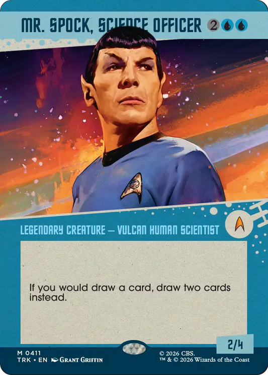 Mr. Spock, Science Officer (0411) (Showcase) (TRK) - Foil