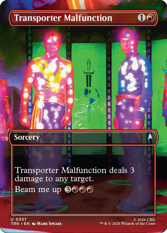 Transporter Malfunction (0357) (Borderless) (TRK)