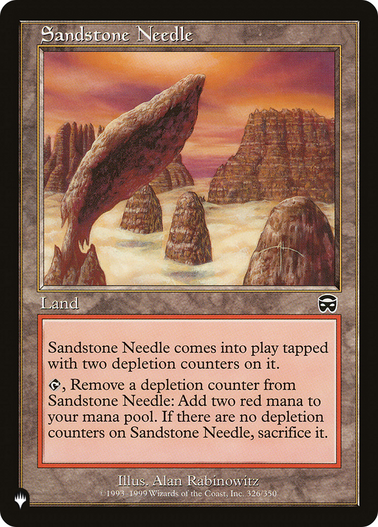 Sandstone Needle (MMQ-326) (Retro Frame) (PLST)