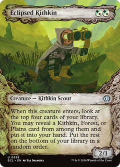 Eclipsed Kithkin (0338) (Fable Frame) (ECL) - Foil