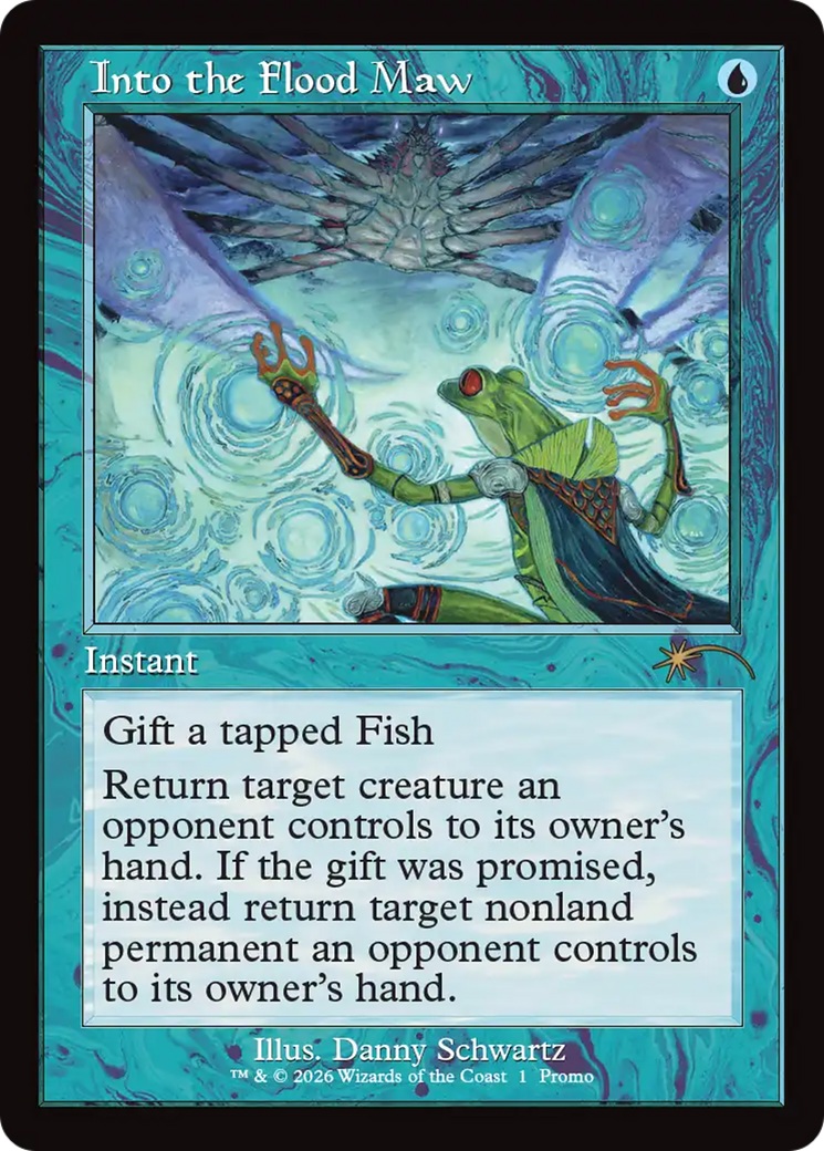 Into the Flood Maw (0001) (Promo) (Retro Frame) (PW26) - Foil