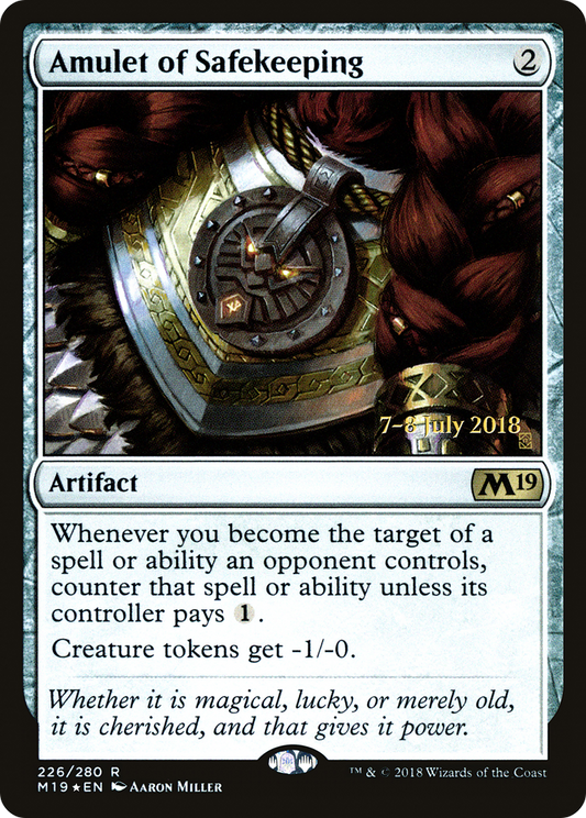 Amulet of Safekeeping (226) (Prerelease) - Foil