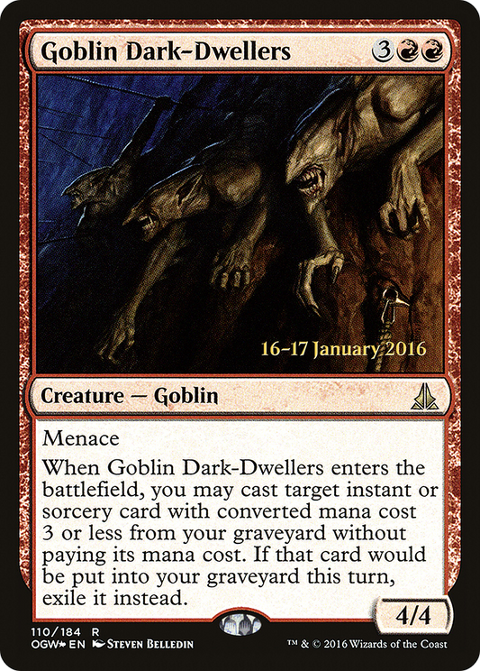 Goblin Dark-Dwellers (110) (Prerelease) - Foil