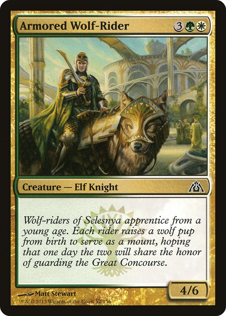 Armored Wolf-Rider - Foil