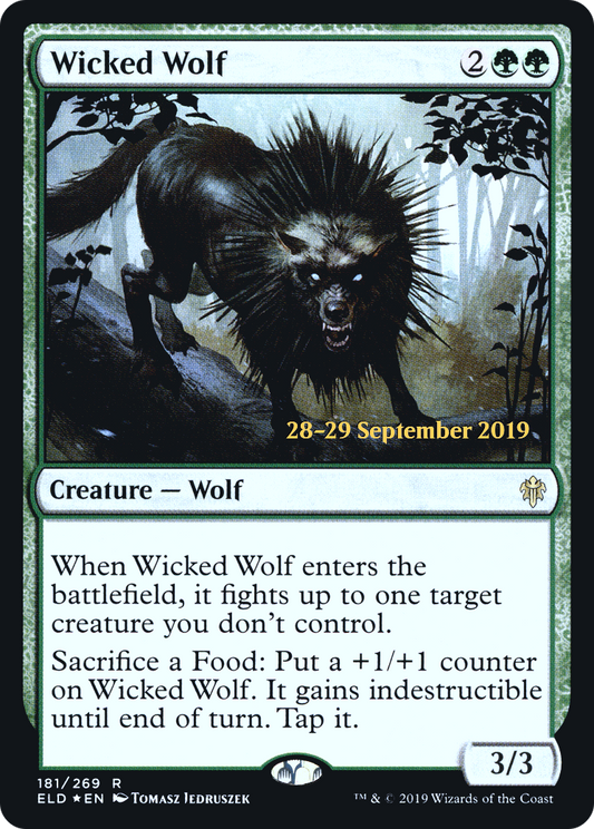 Wicked Wolf (181) (Prerelease) - Foil
