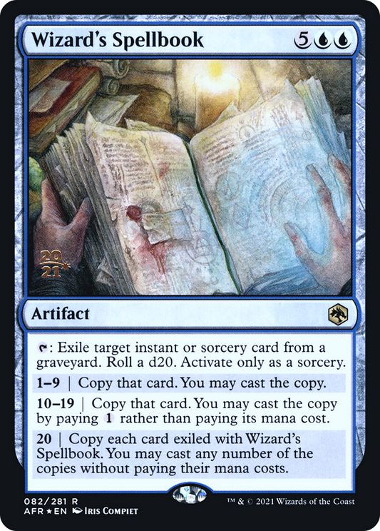 Wizard's Spellbook (082) (Prerelease) - Foil