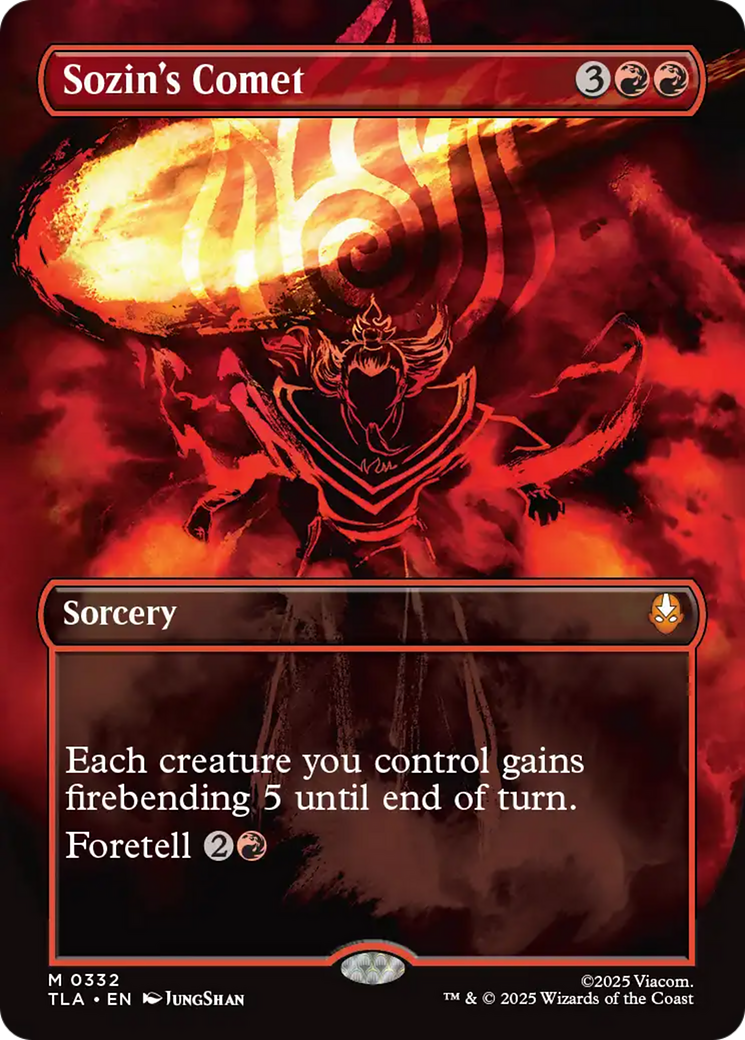 Sozin's Comet (0332) (Borderless) - Foil tla