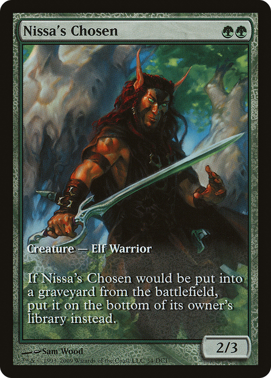 Nissa's Chosen - Extended Art Game Day Promo