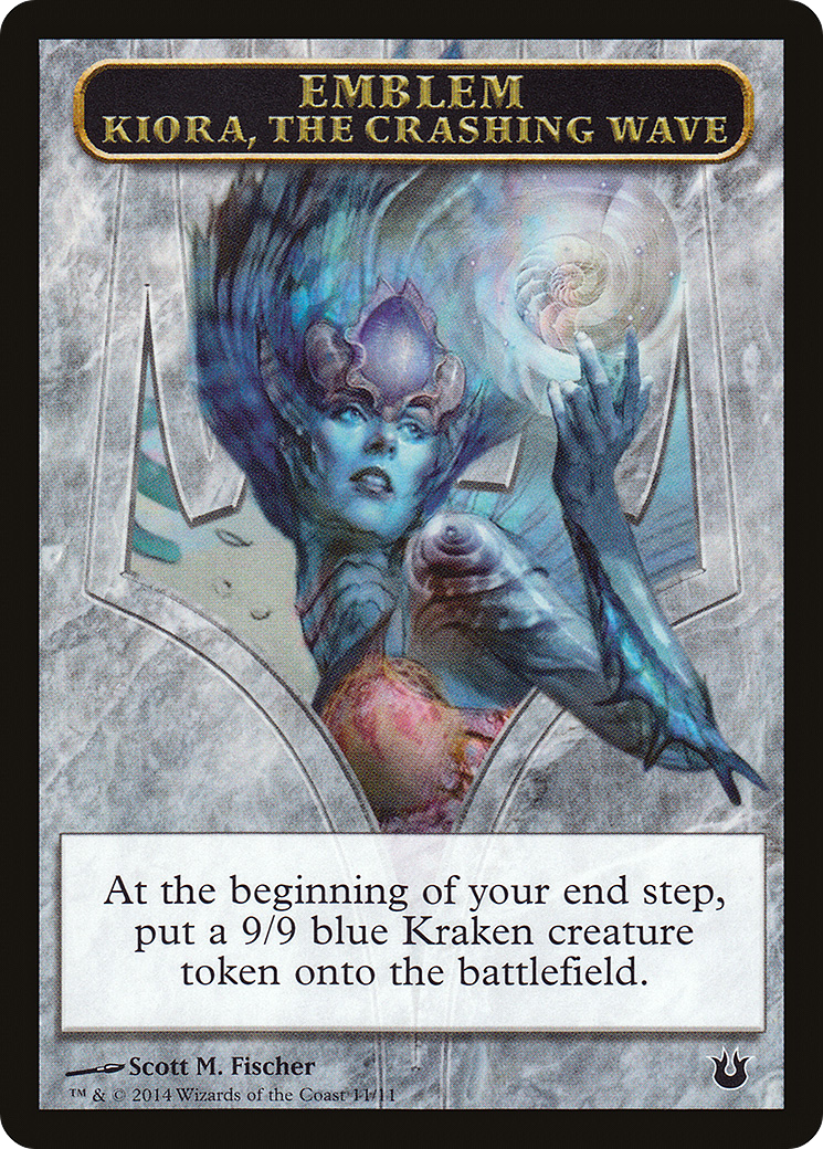 Kiora, the Crashing Wave Emblem (011)