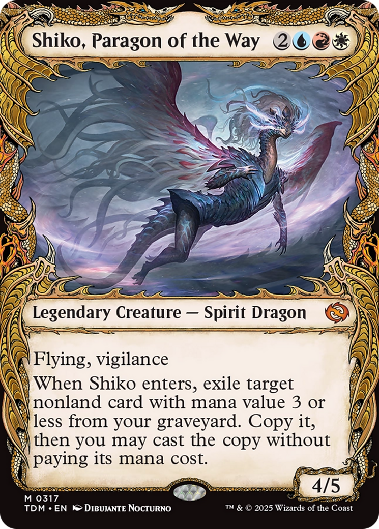 Shiko, Paragon of the Way (0317) (Showcase)