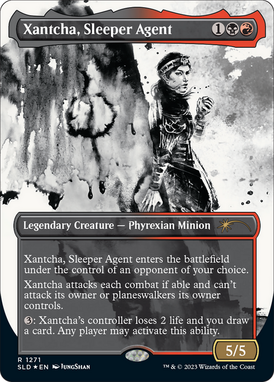 Xantcha, Sleeper Agent (1271) (Borderless) - Halo Foil
