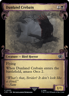 Dunland Crebain (0533) (Showcase) - Silver Foil
