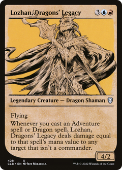 Lozhan, Dragons' Legacy (428) (Showcase) - Foil