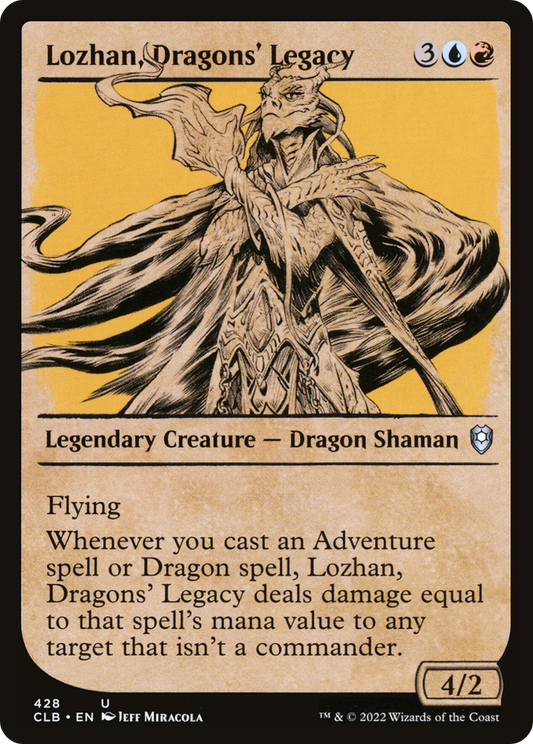 Lozhan, Dragons' Legacy (428) (Showcase) - Foil