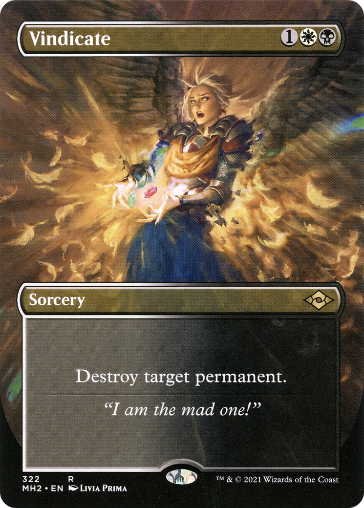 Vindicate (322) (Borderless) - Foil