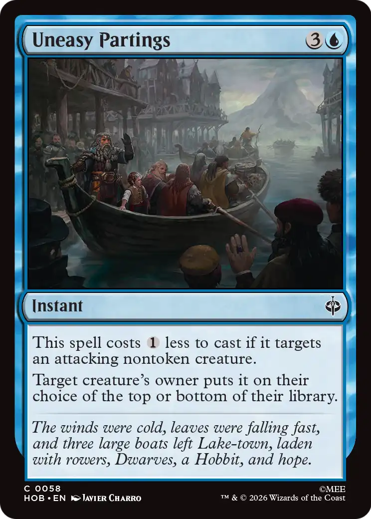 Uneasy Partings (HOB) - Foil