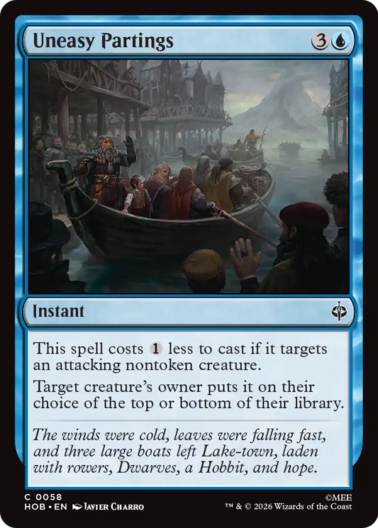 Uneasy Partings (HOB) - Foil